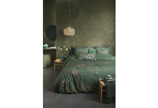 Pip Studio Cece Fiore Housse de couette verte 240x200/220 cm