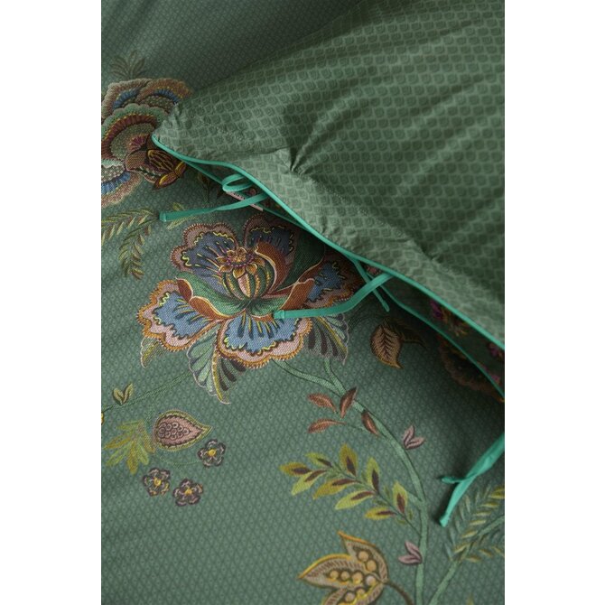 Pip Studio Cece Fiore Housse de couette verte 240x200/220 cm