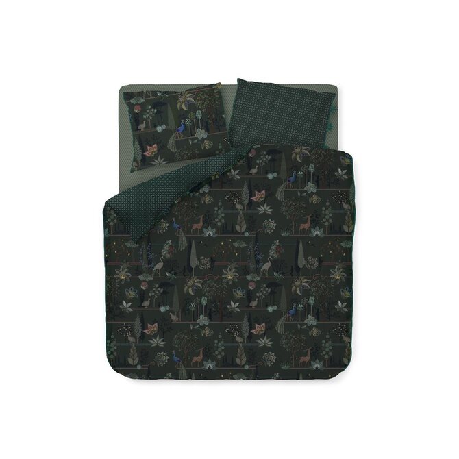 Pip Studio Alberi Housse de couette Dark Green 260x200/220 cm