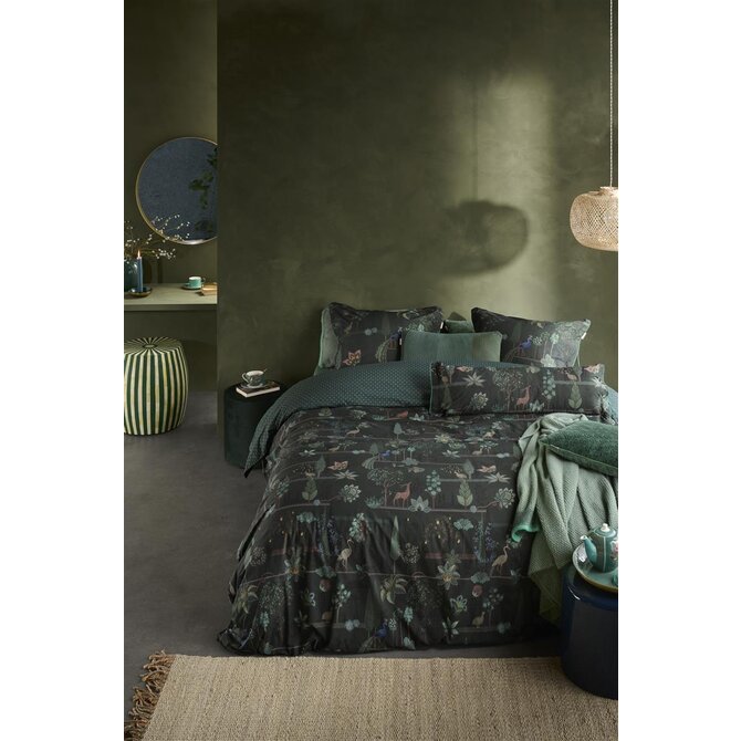 Pip Studio Alberi Housse de couette Dark Green 260x200/220 cm