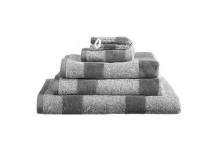 Beddinghouse Gant de toilette Sheer Stripe Anthracite 16x22 cm