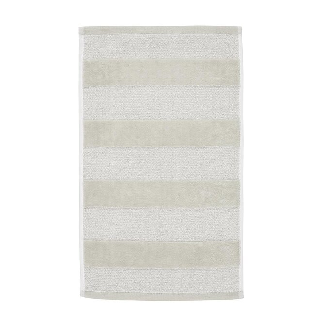Beddinghouse Sheer Stripe Gastendoekje  Zand 30x50 cm
