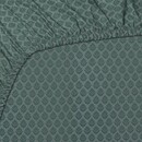 Pip Studio Pip Studio Drap-housse Thousand Leaves Bleu Gris 160x200 cm Hauteur des coins 25 cm