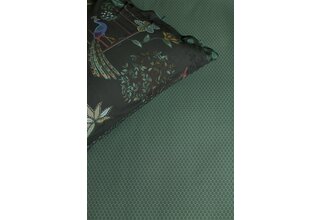 Pip Studio Thousand Leaves hoeslaken  Groen 100x200 cm Hoekhoogte 25 cm