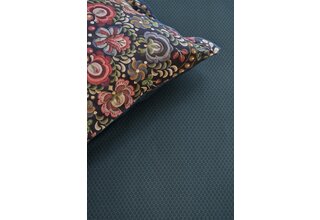 Pip Studio Drap-housse Thousand Leaves Bleu foncé 100x200 cm Hauteur des coins 25 cm