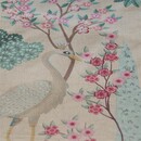 Pip Studio Pip Studio Pavoni Coussin carré blanc cassé 45x45 cm