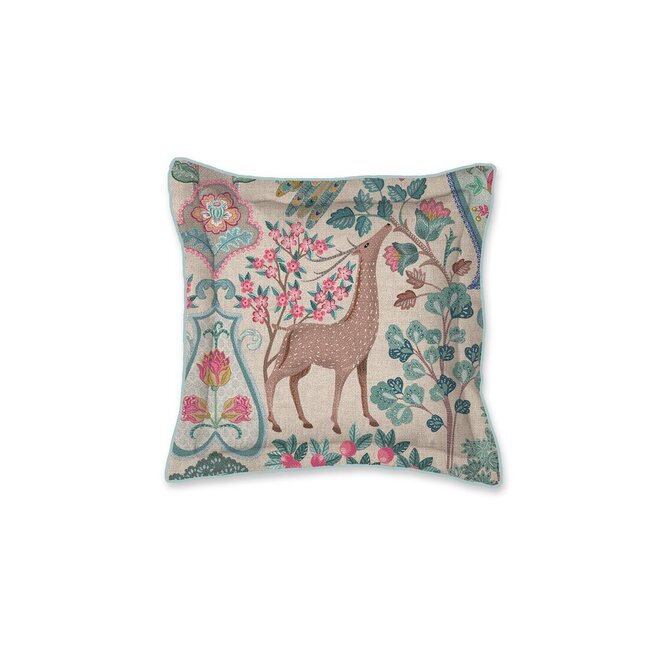 Pip Studio Pavoni Vierkant Sierkussen  Offwhite 45x45 cm