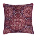 Pip Studio Coussin décoratif matelassé Pip Studio Il Mosaico Rouge foncé 50x50 cm