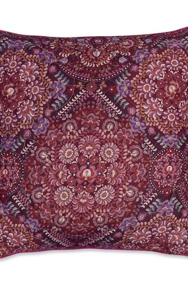 Pip Studio Il Mosaico Quilted Sierkussen  Donkerrood 50x50 cm