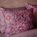 Pip Studio Coussin décoratif matelassé Pip Studio Il Mosaico Rouge foncé 50x50 cm