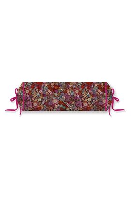 Pip Studio Tutti i Fiori Traversin Rouge Foncé 22x70 cm