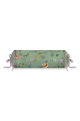 Pip Studio La Dolce Vita Coussin à roulettes vert 22x70 cm