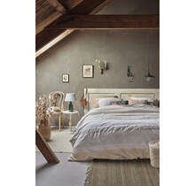 Ariande at Home - Housse de couette Stitches - Jaune 200 x 200/220 cm