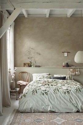 Ariande at Home - Autumn Blossom - Housse de couette Light Green 200 x 200/220 cm