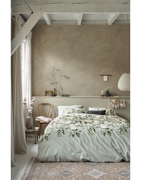 Ariande at Home Autumn Blossom Dekbedovertrek Light Green 200 x 200/220 cm