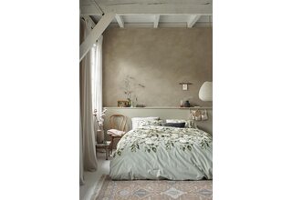 Ariande at Home Floraison automnale Housse de couette Vert clair 140 x 200/220 cm