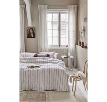 Ariande at Home - Housse de couette Soft Lines Offwhite 240 x 200/220 cm