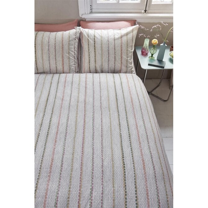 Ariande at Home - Housse de couette Soft Lines Offwhite 140 x 200/220 cm