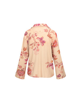 Pip Studio Faye Long Sleeve Top Cece Fiore White Pink M