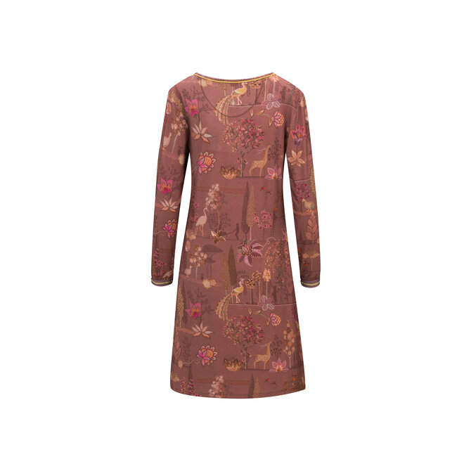 Pip Studio Dana Long Sleeve Nightdress Alberi Pink XL