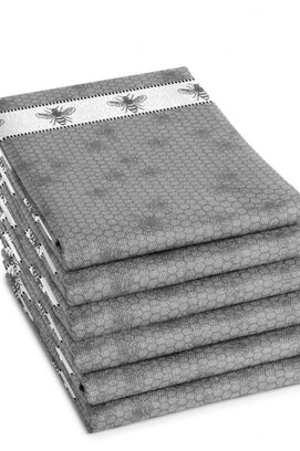 DDDDD theedoek Honey  60x65 grey