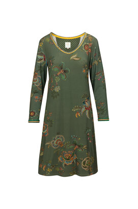 Pip Studio Danai Long Sleeve Nightdress Cece Fiore Green L