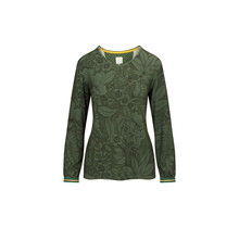 Pip Studio Trice Long Sleeve Top Casa dei Fiori Green L
