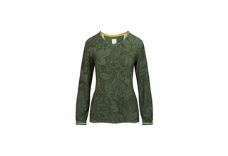Pip Studio Trice Long Sleeve Top Casa dei Fiori Green L