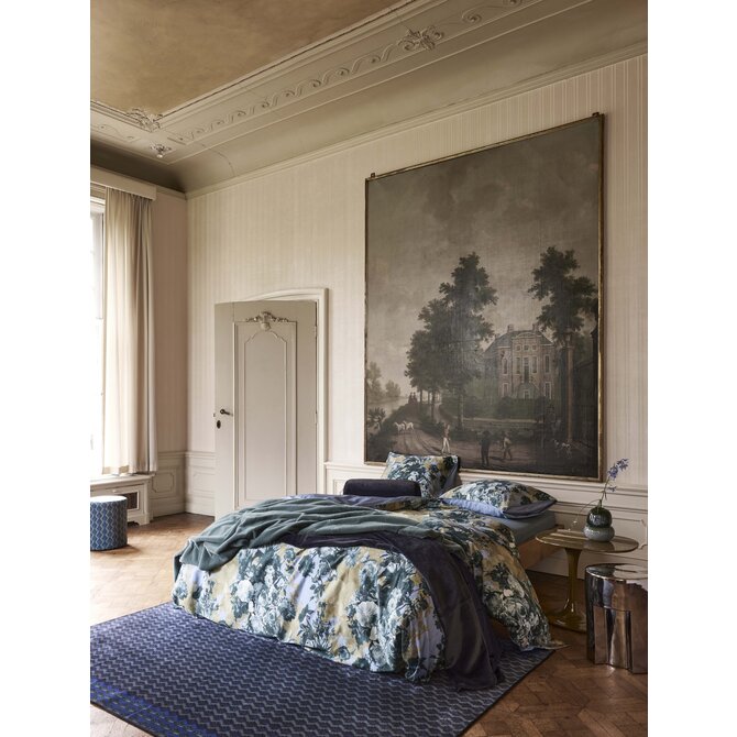 Essenza Leila housse de couette Chambray blue 1p set 140x220 Essenza Leila housse de couette Chambray blue 1p set 140x220