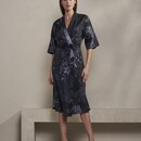 Essenza Essenza Sarai Flora Kimono bleu nuit M