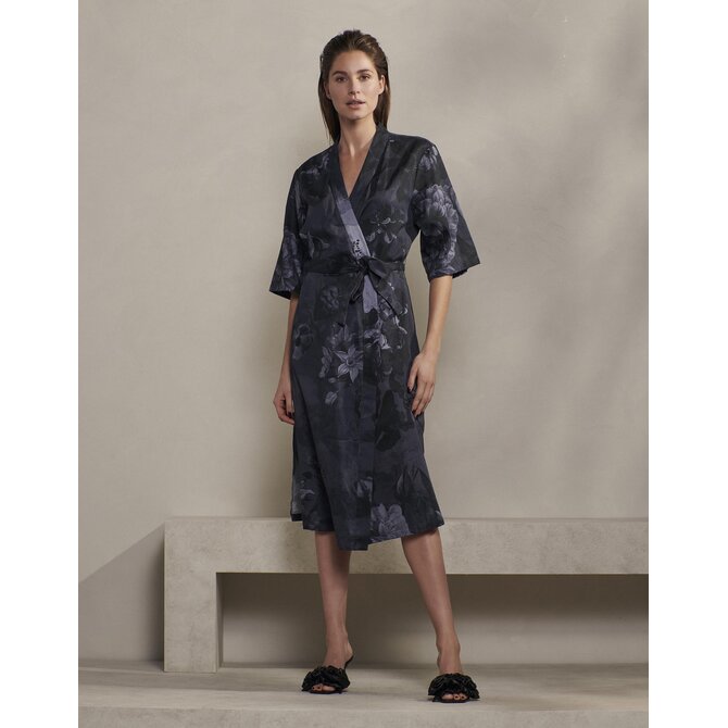 Essenza Sarai Flora Kimono nightblue M