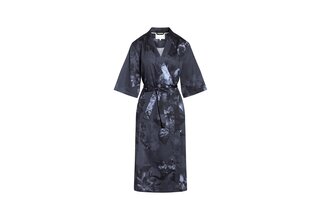 Essenza Sarai Flora Kimono bleu nuit M