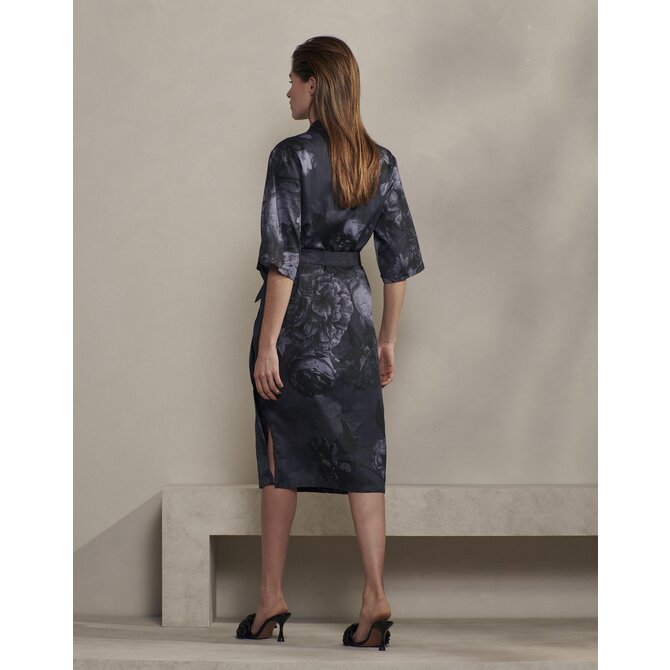 Essenza Sarai Flora Kimono bleu nuit S Essenza Sarai Flora Kimono bleu nuit S