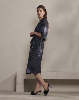 Essenza Sarai Flora Kimono nightblue S