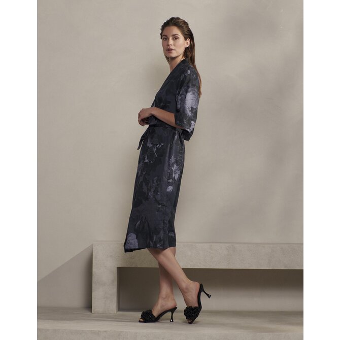 Essenza Sarai Flora Kimono bleu nuit S Essenza Sarai Flora Kimono bleu nuit S