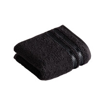 Foxes Serviette de toilette Cult de Luxe 7900 Noir 30x50