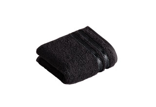 Foxes Serviette de toilette Cult de Luxe 7900 Noir 30x50