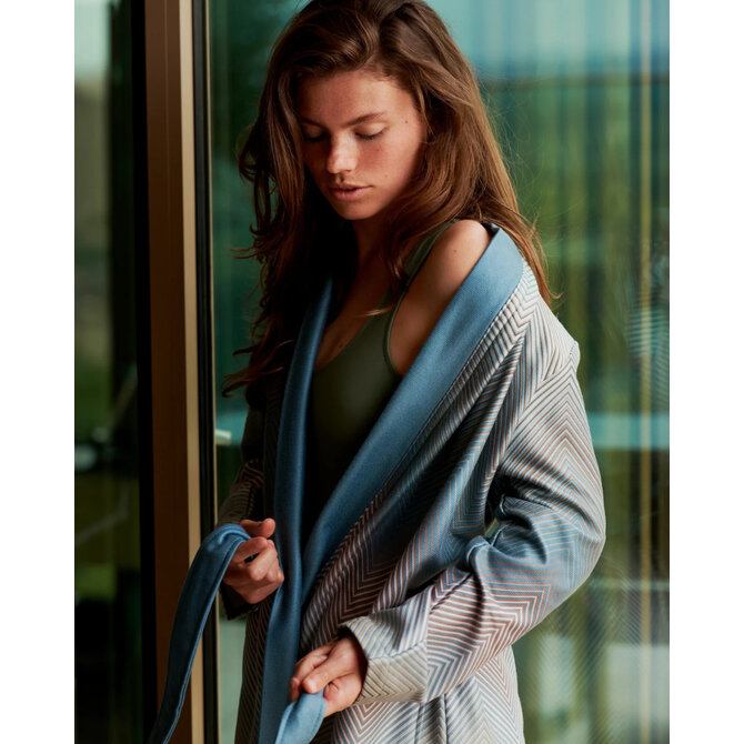 Peignoir Vandyck Bella Large bleu perle