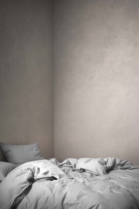 Essenza Zeva  dekbedovertrek Elephant grey 2p set 200x220