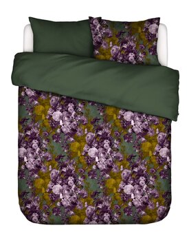 Essenza Leila  dekbedovertrek Forest green 1p set 140x220