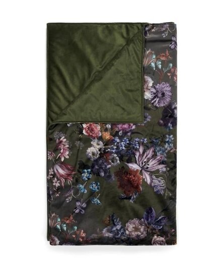 Essenza Isabelle quilt Forest green 180x265