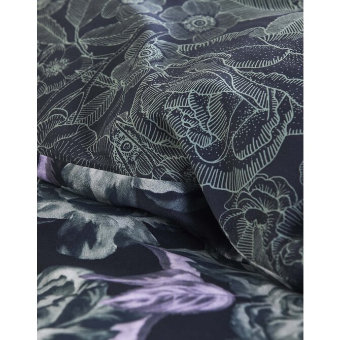 Essenza Bernice  dekbedovertrek Darkest blue 2p set 200x220