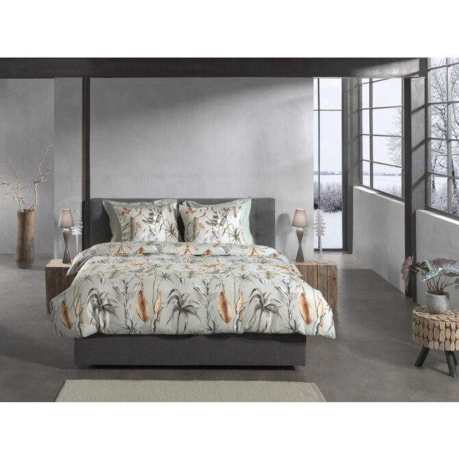 Heckett & Lane Areca Housse de couette 200x200/220 Vert