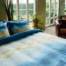 Kayori Kayori Etsu Housse de couette Satin 200x200/220 Bleu