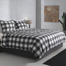 Zo! Home Zo! Home Quattro di Lino Dekbedovertrek 240x200/220 Dark Grey