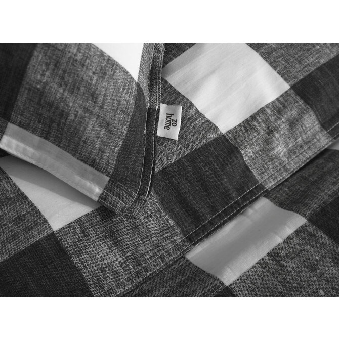Zo! Home Quattro di Lino Dekbedovertrek 240x200/220 Dark Grey
