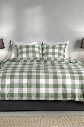 Zo ! Home Quattro di Lino housse de couette 200x200/220 Moss Green