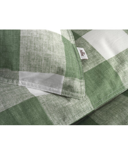 Zo! Home Quattro di Lino Dekbedovertrek 140x200/220 Moss Green