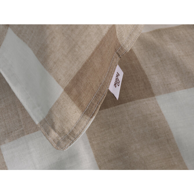 Zo ! Home Housse de couette Quattro di Lino 140x200/220 Sandy Beige