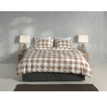 Zo! Home Quattro di Lino Dekbedovertrek 140x200/220 Sandy Beige